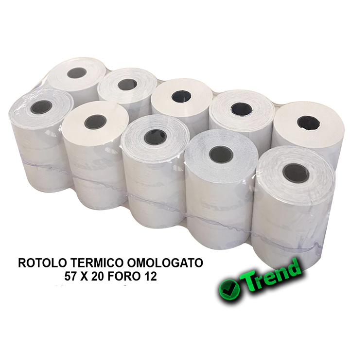 ROTOLI POS 57mm X 20mt